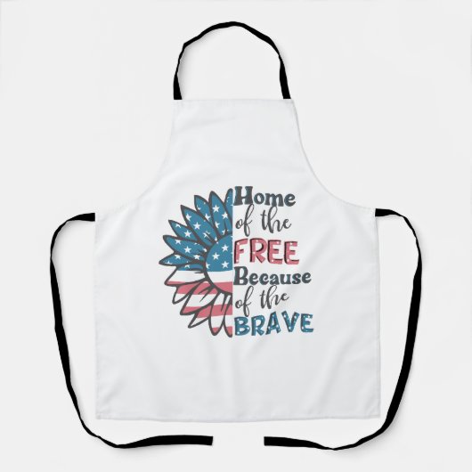 Tablier Foyer des libres grâce aux braves 4 juillet (Recto)