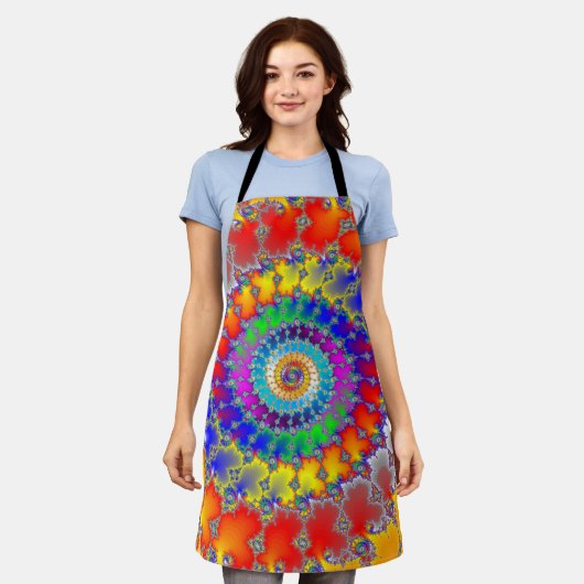 Tablier Fractale psychédélique (Porté)