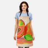 Tablier Fraîcheur Papaya coupée (Porté)