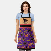 Tablier Fraidy Cat Retro Halloween Apron (Porté)