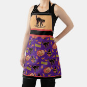 Tablier Fraidy Cat Retro Halloween Apron (Insitu)