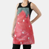 Tablier Fraise à l'aquarelle mignonne (Insitu)