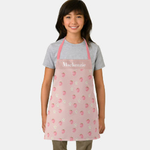 Tablier Fraise mignonne personnalisée Berry Sweet Kids