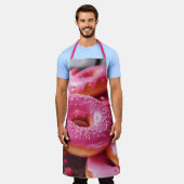 Tablier Fraise rose (Porté)