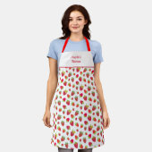 Tablier Fraises sauvages rétro mignonne fraise Whimsical (Porté)