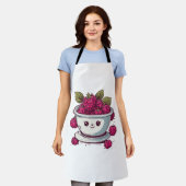 TABLIER FRAMBOISE MIGNONNE (Porté)