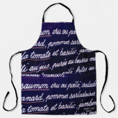 Tablier français (Recto)