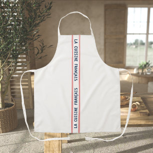 Tablier Français Blue La Cuisine Française & Rouge