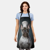 Tablier Français Chef Bulldog Frenchie (Porté)