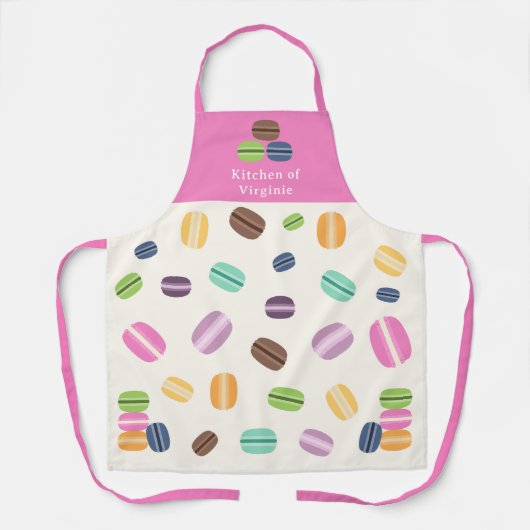 Tablier Français Macarons Apron (Recto)