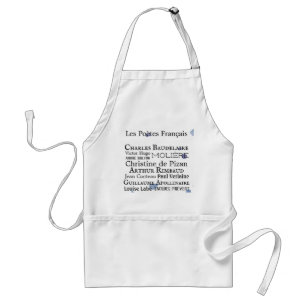 Tablier Français Poètes Adulte Apron