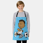 Tablier Franklin Jouer Au Football (Porté)