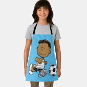 Tablier Franklin Jouer Au Football (Insitu)