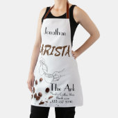 Tablier Frappe Barista Apron. Modifiable (Insitu)