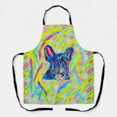 Tablier French Bulldog Love Apron (Recto)