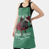 Tablier French Bulldog Noël Chien personnalisé Frenchie (Insitu)