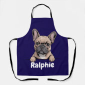 Tablier French Bulldog Personalized Dog Name Pet Owner (Recto)