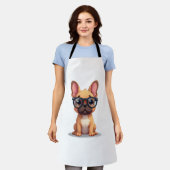 Tablier French Bulldog Wearing Glasses Copy (Porté)