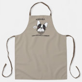 Tablier French Kitchen Help Apron - Brown (Recto)
