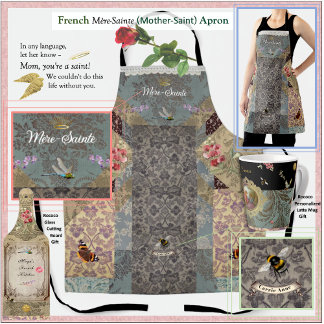 Tablier French "Mother-Saint" Rococo Apron