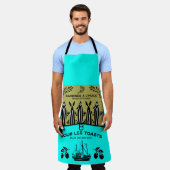 Tablier French Vintage Sardine Kitchen (Porté)