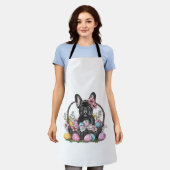Tablier Frenchie Dog Easter Frenchie Dog Eggs Artwork T-Sh (Porté)