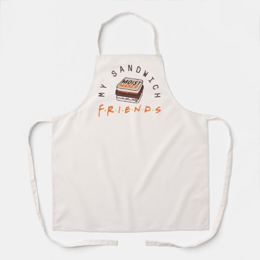 Tablier FRIENDS™ | Mon Sandwich (Recto)