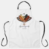 Tablier Friendsgiving Cook Turkey Boxers Drôle (Recto)