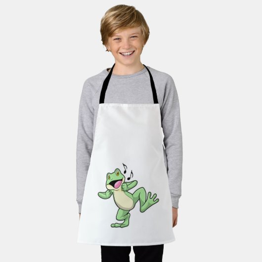 Tablier Frog Music Dance (Porté)