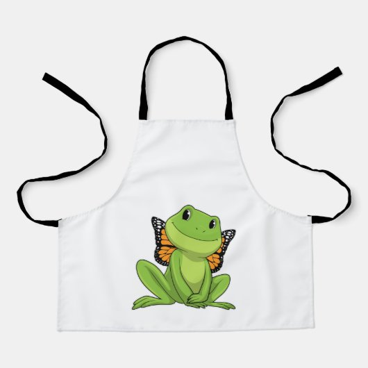 Tablier Frog with Butterfly (Recto)