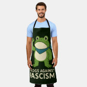 Tablier Frogs Against Fascism Portland Frog Protest (Porté)