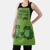 Tablier Frogs Together Strong Portland Frog Protest (Insitu)