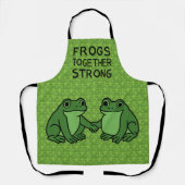 Tablier Frogs Together Strong Portland Frog Protest (Recto)