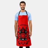 Tablier Frohe Weihnachten (Porté)