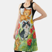 Tablier Frolocation Chats De Campagne Dans Le Jardin Flowe (Insitu)