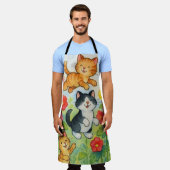 Tablier Frolocation Chats De Campagne Dans Le Jardin Flowe (Porté)