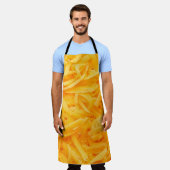 Tablier fromage cheddar râpé vue du haut (Porté)