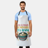 Tablier Fromage drôle Gouda Queso Pun alimentaire (Porté)