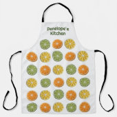 Tablier Fruit de Crochet frais moderne Nom des tranches d' (Recto)