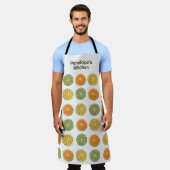 Tablier Fruit de Crochet frais moderne Nom des tranches d' (Porté)