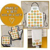 Tablier Fruit de Crochet frais moderne Nom des tranches d'