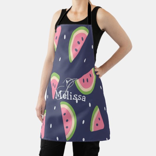 Tablier Fruit de pastèque rose estivale tendance (Insitu)