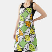 Tablier Fruit De Tranches D'Agrumes, Été Sans Fruit. (Insitu)