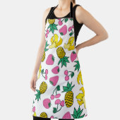 Tablier Fruit Fiesta : Bananes, ananas, fraises (Insitu)
