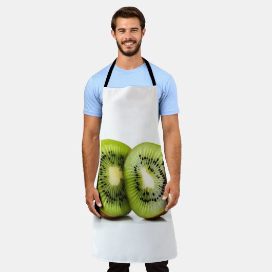 Tablier Fruit kiwi vert (Porté)