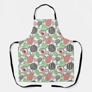 Tablier Fruit motif transparent motif de surface de frui
