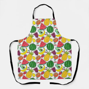 Tablier Fruit motif transparent motif de surface de frui