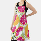 Tablier Fruit seamless pattern, grapefruit with tropical l (Insitu)