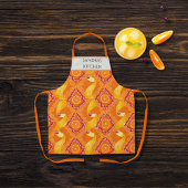 Tablier Fruits and Zest Orange Personalized