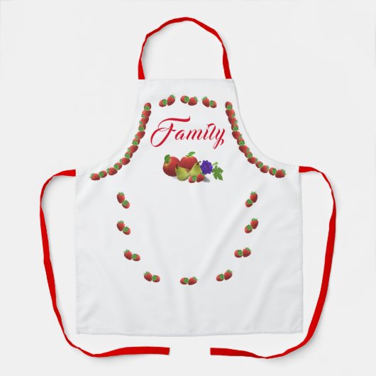 Tablier Fruits colorés (Recto)